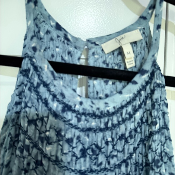 Blue Patterned Maxi Dress - Picture 2 of 3